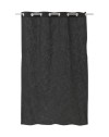 RIDEAU COTON NOIR 140X250 CM