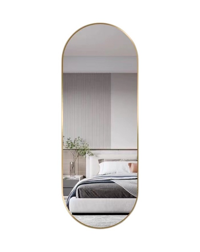 MIROIR GELULE ALU  DORE 40X80CM