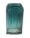 VASE VERRE VINTAGE GEOMETRIQUE H28CM