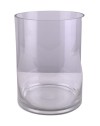 VASE CYLINDRIQUE VERRE TRANSP. 15X20CM