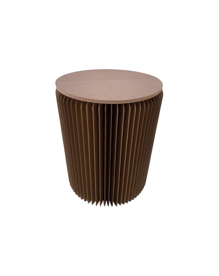 POUF PLIABLE CARTON  ASSISE MDF D30X38CM