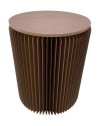 POUF PLIABLE CARTON  ASSISE MDF D30X38CM