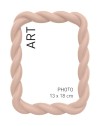 CADRE PHOTO TORSADE PS ROSE 13X18CM
