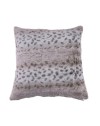 COUSSIN FAUSSE FOURRURE PEAU DE BETE 40X40CM