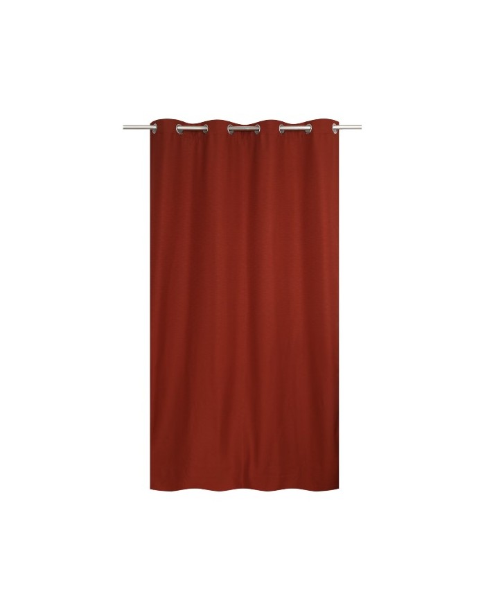 RIDEAU OCCULTANT THERMIQUE  DOUBLE  POLAIRE EPICE 140X240CM