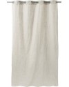 RIDEAU COTON ECRU 140X250 CM