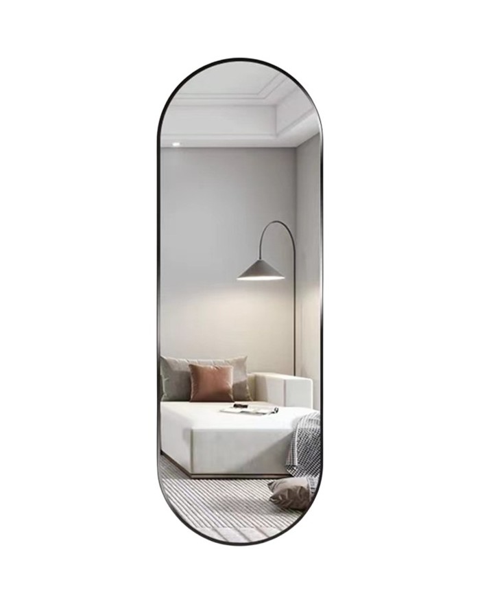 MIROIR GELULE ALU NOIR  40X80CM