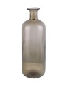 VASE VERRE TEINTE BULLE H.30CM