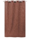 RIDEAU COTON TERRACOTTA 140X250 CM