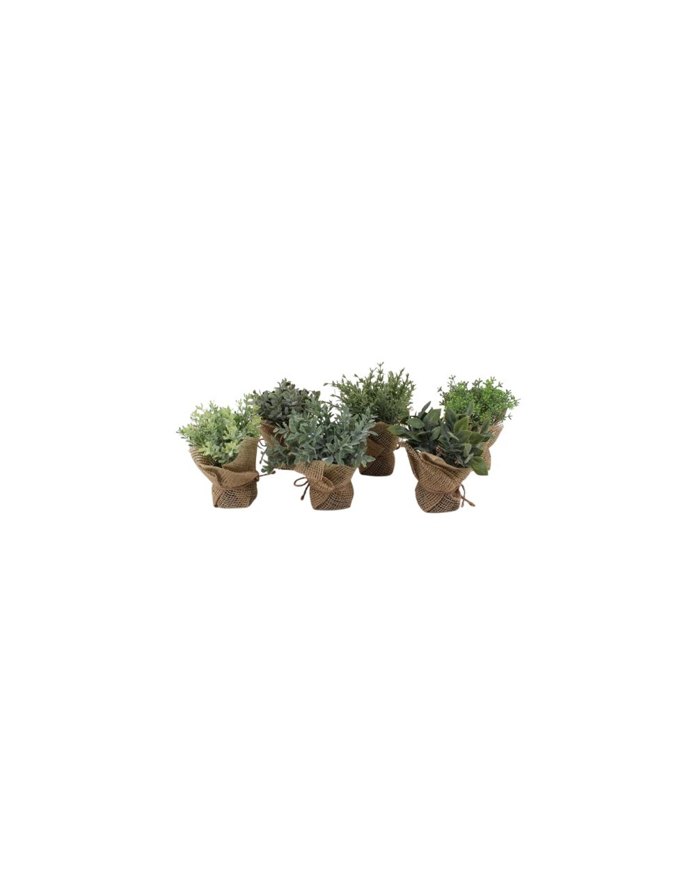 PLANTE ARTIF.POT JUTE H18CM