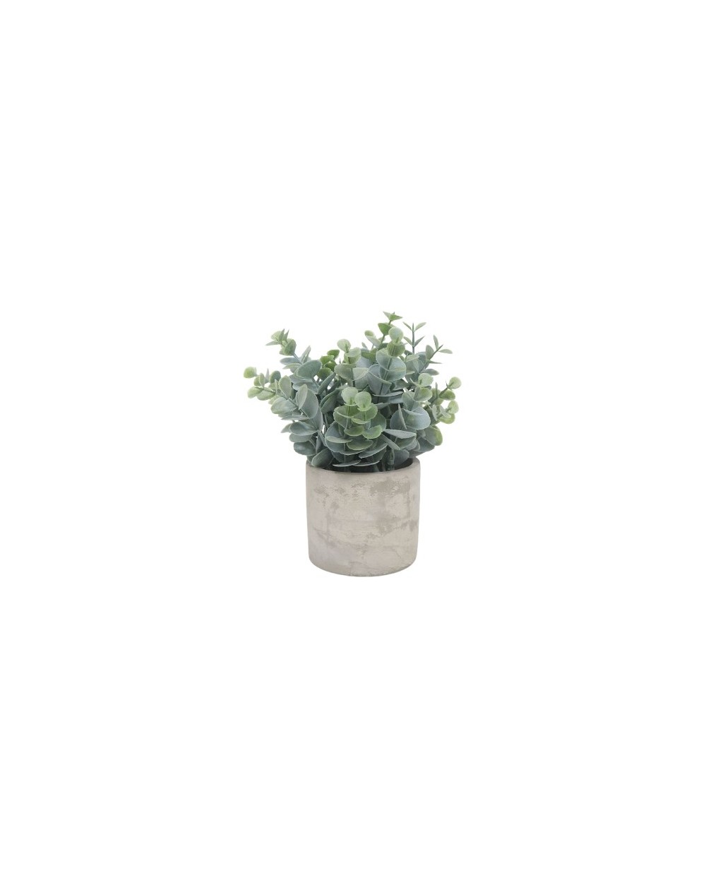 PLANTE ARTIFICIELLE POT CIMENT H19CM