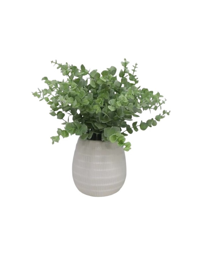 PLANTE ARTIFICIELLE POT CERAMIQUE H26CM