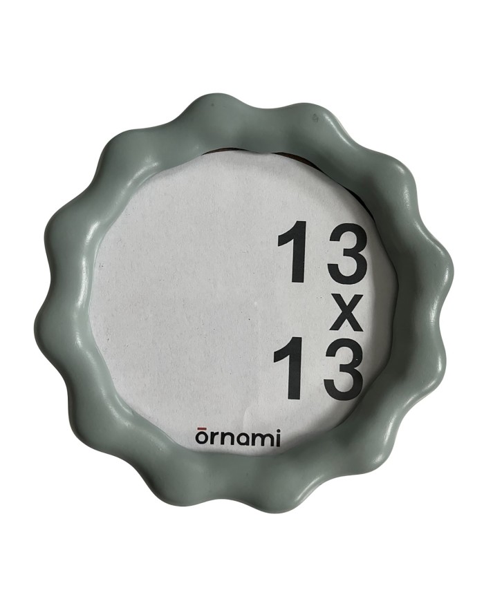 CADRE PHOTO ONDULE RESINE 13X13CM