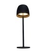 LAMPE USB TACTILE  METAL NOIR DIA 11 HT 38 CM