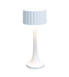 LAMPE USB TACTILE PIED ALU BLANC HT 27CM