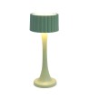LAMPE USB TACTILE PIED ALU VERT HT27CM