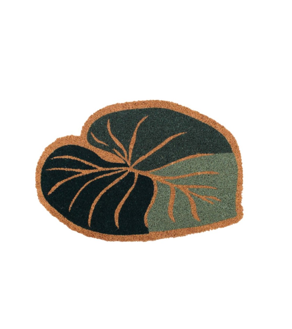 PAILLASSON COCO 40X60CM FORME FEUILLE