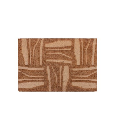 PAILLASSON COCO 40X60CM EMBOSSE MOTIFS PRIMITIFS