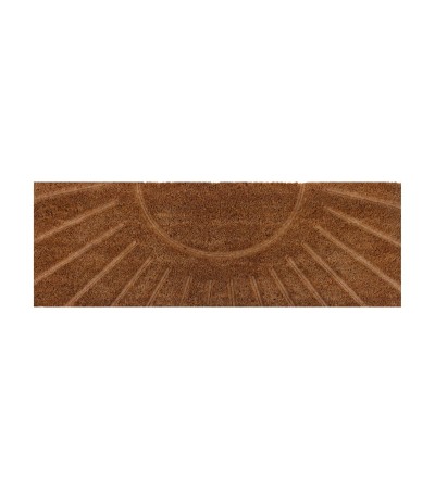 PAILLASSON  MARCHE COCO 25X75CM EMBOSSE MOTIF SOLEIL