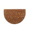 PAILLASSON COCO DEMI LUNE 40X60 CM EMBOSSE MOTIF FLORAL
