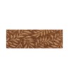 PAILLASSON MARCHE COCO  25X75CM EMBOSSE MOTIFS FEUILLAGES
