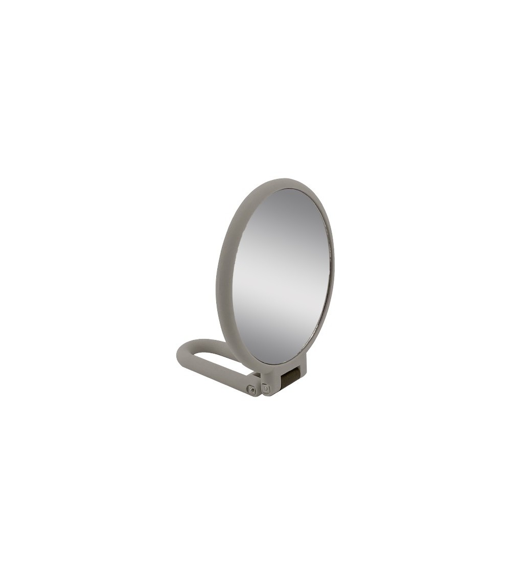 MIROIR DE SDB SOFT TOUCH GRIS 24CM