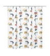 RIDEAU DOUCHE  POLYESTER ANIMAUX SAVANE 180X200CM
