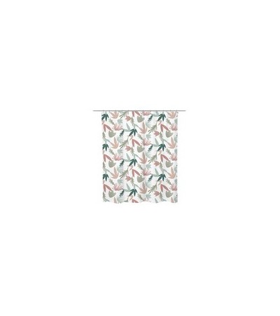 RIDEAU DOUCHE  POLYESTER FEUILLAGES  180X200CM