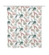 RIDEAU DOUCHE  POLYESTER FEUILLAGES  180X200CM
