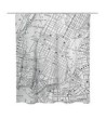 RIDEAU DOUCHE  POLYESTER  CITY 180X200CM