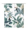 RIDEAU DOUCHE  POLYESTER TOUCAN 180X200CM