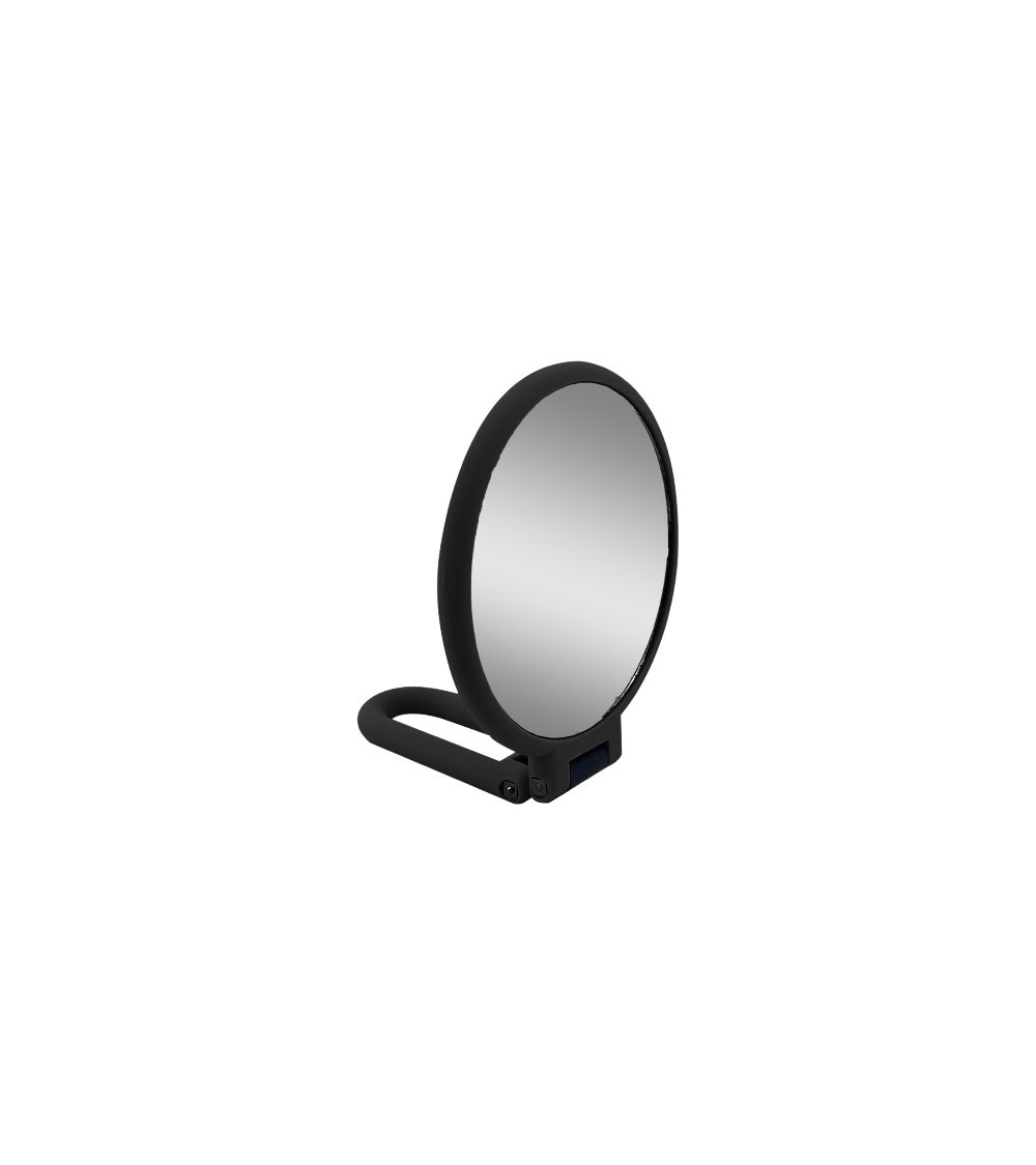 MIROIR DE SDB SOFT TOUCH NOIR 24CM