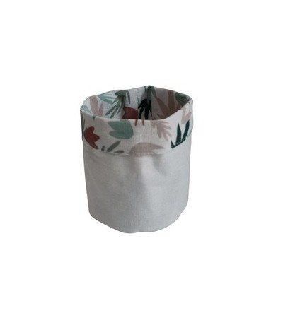 PANIER ROND POLYCOTON ENDUIT   D15XH15CM