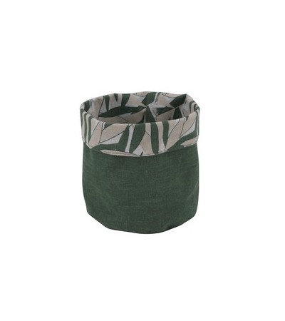 PANIER ROND POLYCOTON ENDUIT   D15XH15CM