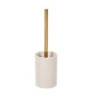 BROSSE WC  CERAMIQUE MOTIFS OR 9X36X9CM