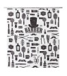 RIDEAU DOUCHE  POLYESTER BARBER"180X200CM                           "