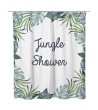 RIDEAU DOUCHE  POLYESTER JUNGLE" 180X200CM                          "