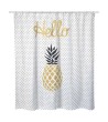 RIDEAU DOUCHE  POLYESTER ANANAS 180X200CM