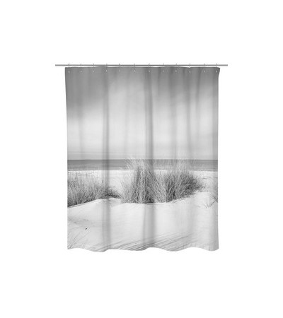 RIDEAU DOUCHE  POLYESTER DUNE"180X200CM                             "