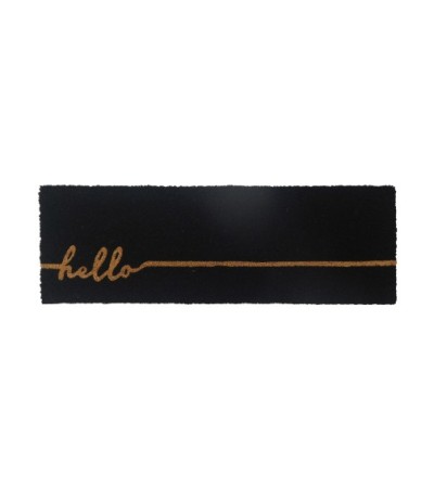 PAILLASSON  MARCHE COCO 25X75CM IMPRIME HELLO
