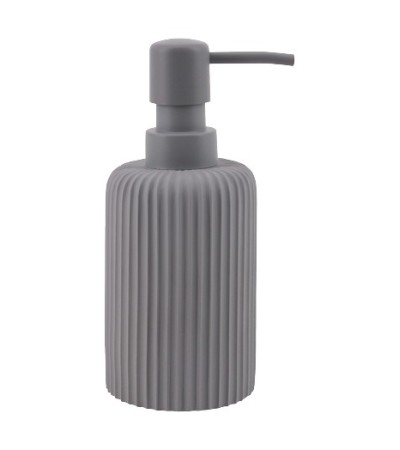 DISTRIBUTEUR SAVON RESINE STRIEE GRIS