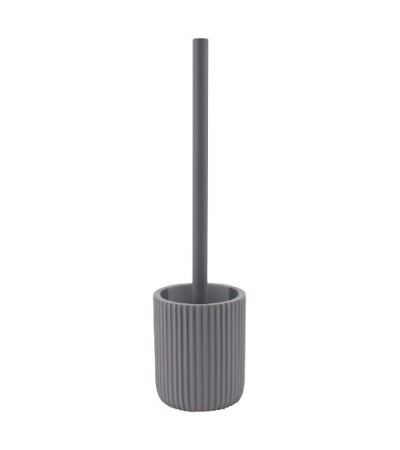 BROSSE WC RESINE STRIEE GRIS