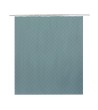 RIDEAU DOUCHE  POLYESTER ECAILLES VERT 180X200CM