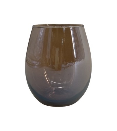 PHOTOPHORE VERRE IRISE HAVANE 11CM