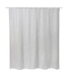RIDEAU DOUCHE  POLYESTER CHINE GRIS 180X200CM