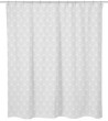 RIDEAU DOUCHE PEVA  LOTUS GRIS 180X200CM