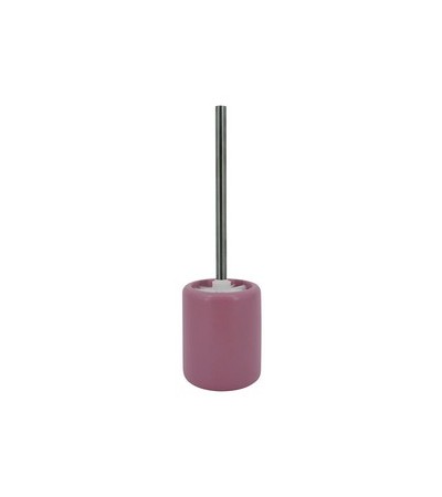 BROSSE WC CERAMIQUE ROSE