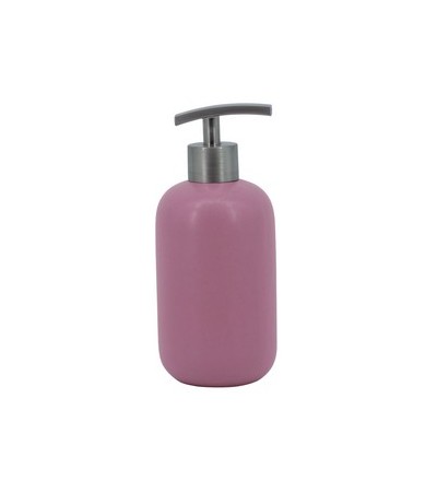 DISTRIBUTEUR DE SAVON  CERAMIQUE ROSE