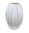 VASE HAUT PLIS PAPIER MACHE D29XH40CM