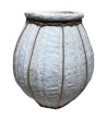 VASE PAPIER MACHE DECO JUTE D30XH35CM